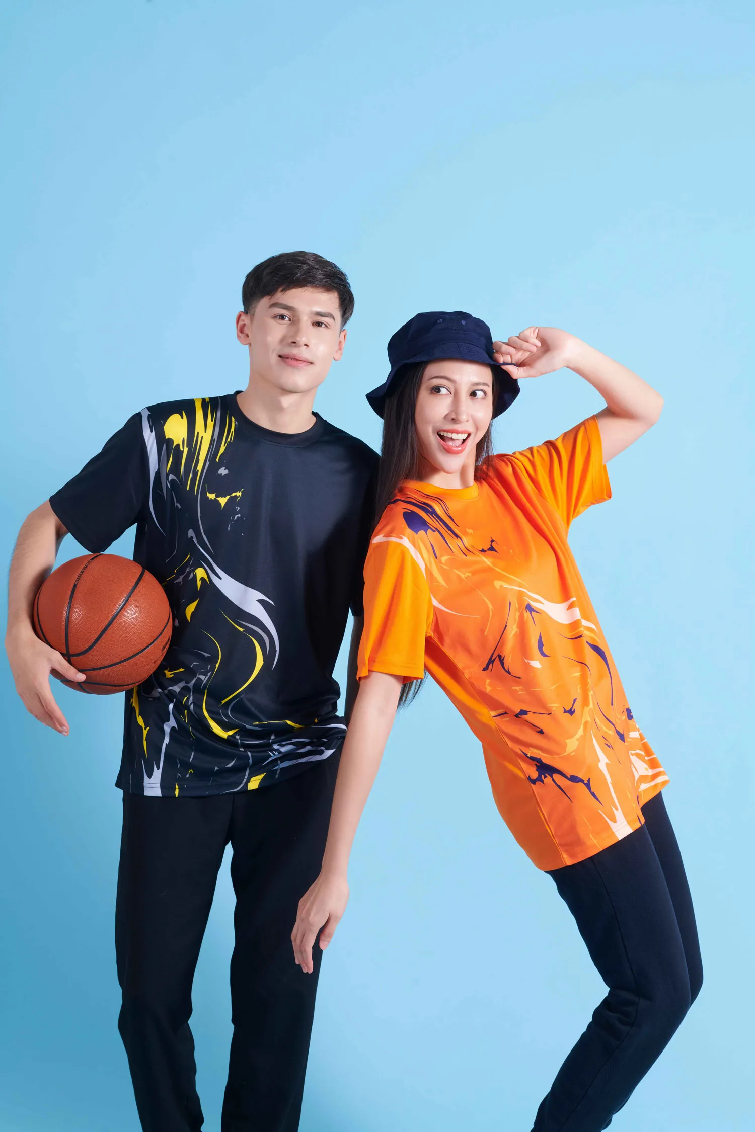 Sublimated sports jerseys produced for a school sports team event