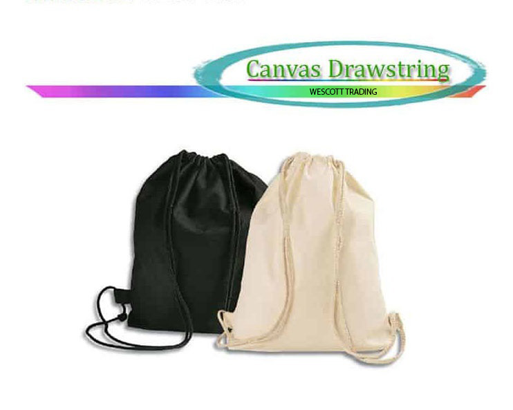 Canvas Drawstring Bag