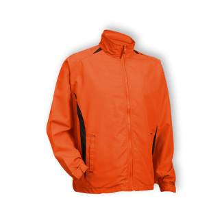 Windbreaker Printing Malaysia Orange Black