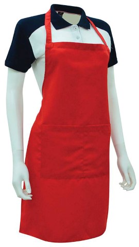 Custom Made Apron Red