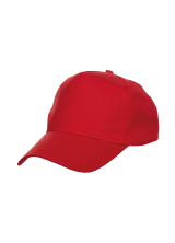 Cap Baseball 5 panel Red