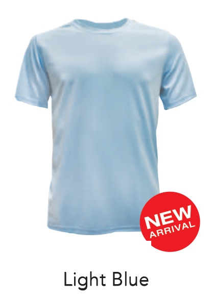 Ready Made Microfiber Tshirt Light Blue