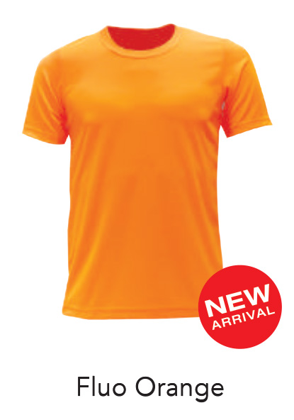 Ready Made Microfiber Tshirt Fluo Orange