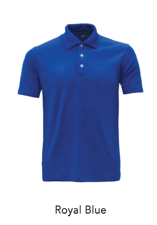 Microfiber Polo Shirts Royal Blue